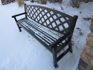 lot 190 image: Aluminum Bench