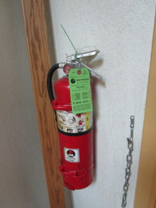 lot 227 image: (5) Fire Extinguishers