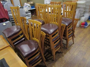 lot 230 image: (17) Chairs (9) Tables & Table Pcs