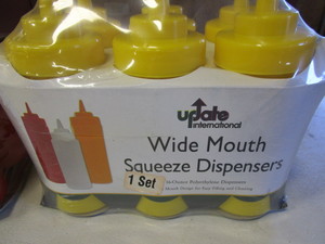 lot 238 image: Ketchup & Mustard Squeeze Bottles