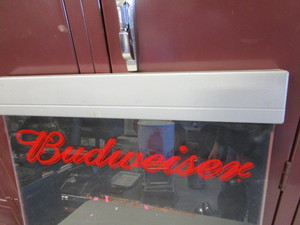 lot 249 image: Budweiser Sign 16X22