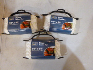 lot 42 image: 3 Spools of Reese Nylon Twisted Rope