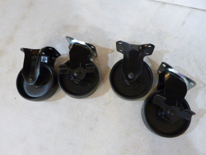 lot 94 image: Set of 4 New Casters