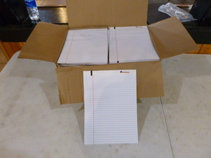 lot 156 image: Case of Universal Writing Pads