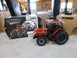 lot 157 image: Case IH Maxxum 50,000th Edition Die-Cast Tractor