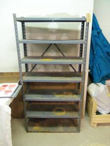 7 Shelf Metal Shelf...