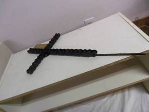 Motorcycle Chain Cross Yard Decorat...
