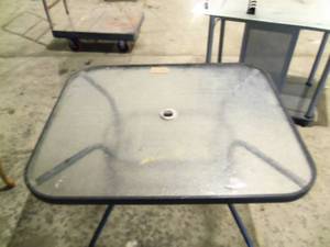 Glass Top Patio Table...