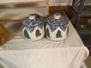 Pine Tree Cookie Jars...