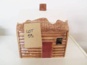 Log Cabin Cookie Jar...