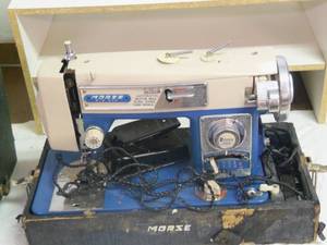 Morse Sewing Machine in carry case...
