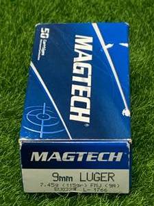 lot 2 image: 50 Rounds of 9mm Ammunition Ammo