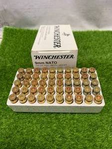 lot 26 image: 50 Rounds of 9mm NATO Ammunition Ammo