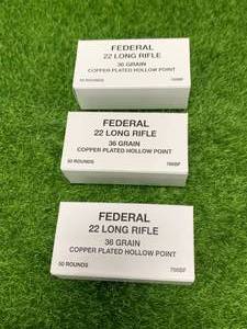 lot 33 image: 150 Rounds of .22 Hollow Point Ammunition Ammo