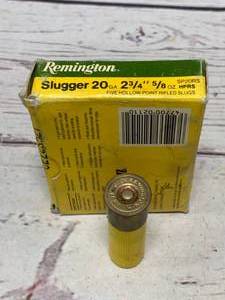 lot 36 image: Lot of 5 Slugger 20 Gauge Shells