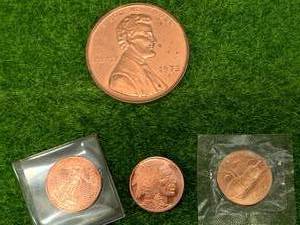 lot 52 image: Lot of 3 Investment Grade .999 Copper Rounds & Oversized Penny
