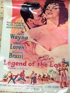 lot 57 image: Legends of the Lost Poster 18 x 26
