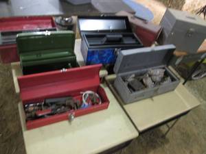 lot 23 image: Large Lot of Toolboxes, Mostly Empt...