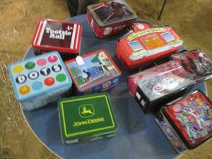 lot 108 image: Lot of Metal Lunchboxes See Photos...