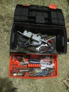lot 140 image: Toolbox With Tools...
