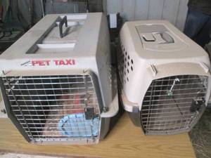 lot 151 image: (2) Pet Carriers...