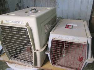 lot 153 image: (2) Pet Carriers...