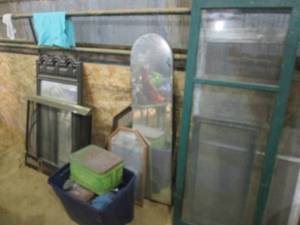 lot 210 image: Window Mirrors, Fireplace Cover, Ti...