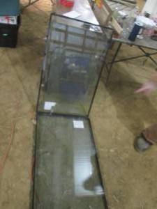 lot 300 image: (2) Double Paned Window Panels ...