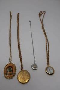 lot 119 image: Lockets & Necklaces