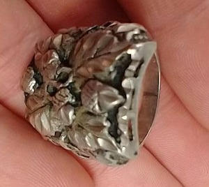 lot 135 image: Large Sterling Ring