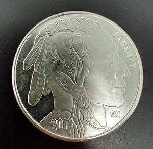 2013 1 Oz. Buffalo Silver Round