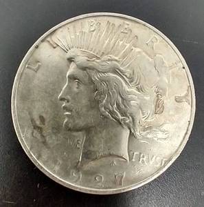 1927-D Peace Dollar