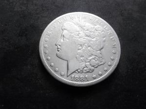 1881 CC Morgan Silver Dollar