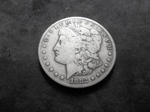 1882 CC  Morgan Silver Dollar
