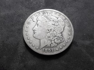 1891 CC Morgan Silver Dollar