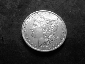 1883 O Morgan Silver Dollar