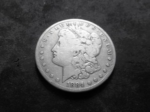 1884 S Morgan Silver Dollar