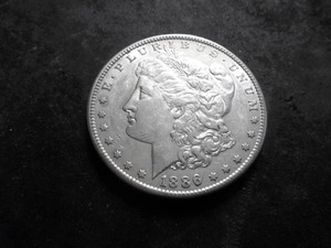 1886 S Morgan Silver Dollar