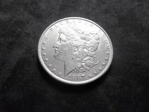 1887  Morgan Silver Dollar