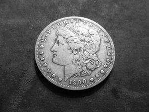 1890 S  Morgan Silver Dollar
