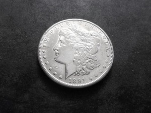 1891 S Morgan Silver Dollar