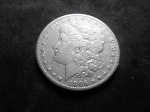 1896 S Morgan Silver Dollar