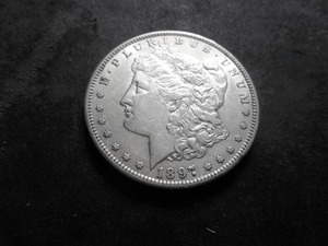 1897 S Morgan Silver Dollar