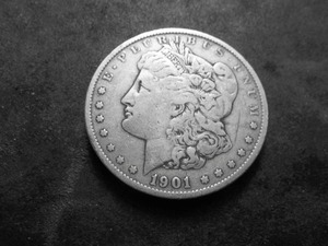 1901 Morgan Silver Dollar