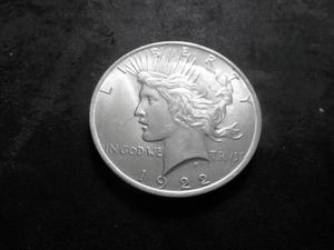 1922  Silver Peace Dollar