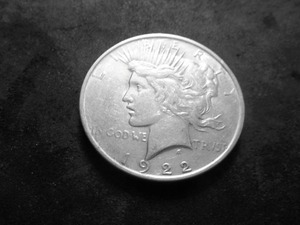 1922 D  Silver Peace Dollar