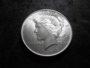 1924 Peace Silver Dollar