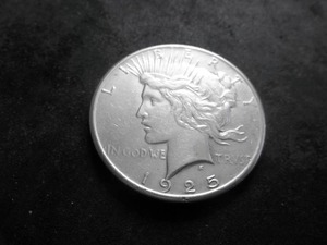 1925 Peace Silver Dollar