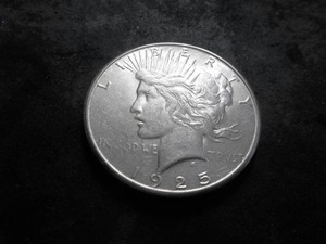 1925 S Peace Silver Dollar