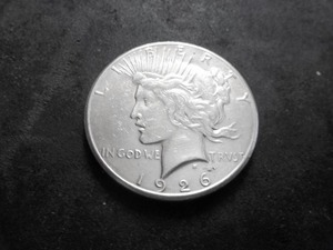 1926 S Silver Peace Dollar